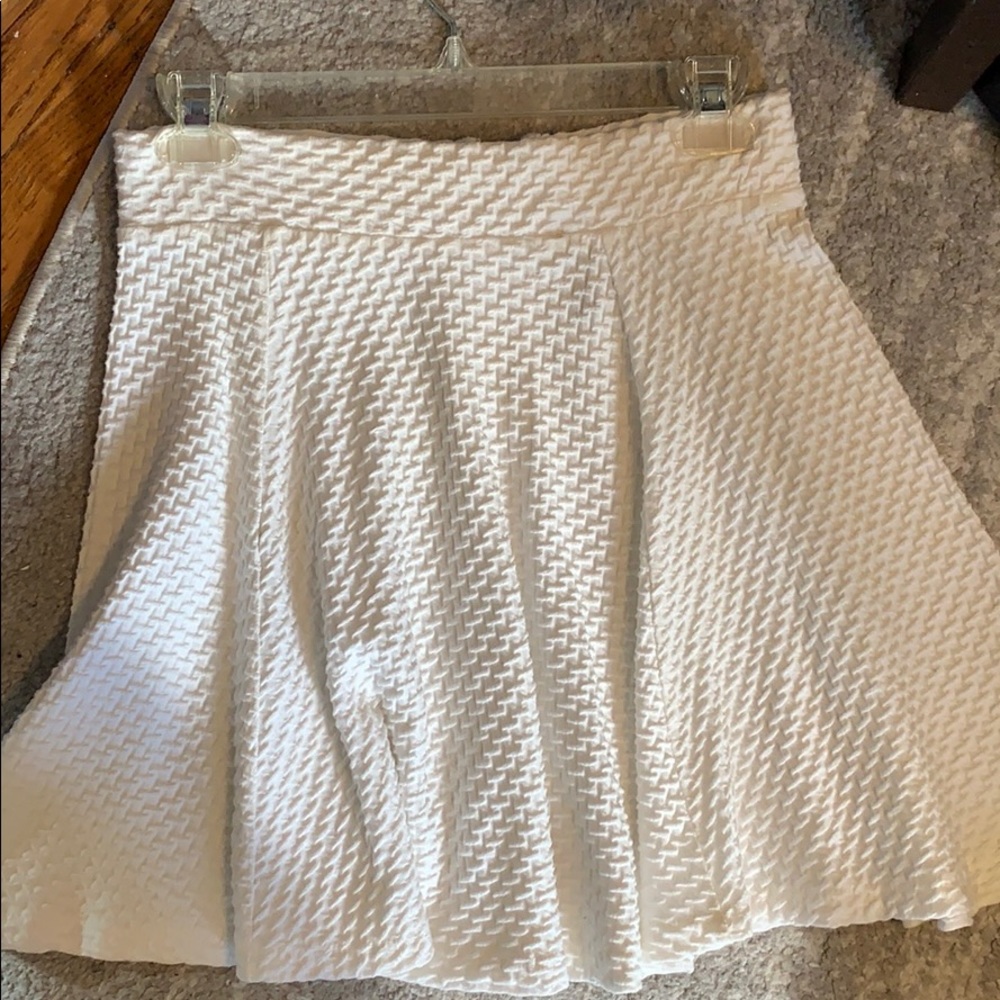 White skirt
